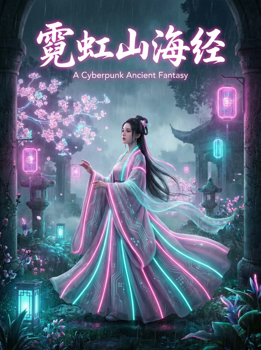 抖阴maxapp 古风奇缘短剧 - 霓虹山海经海报